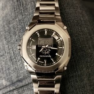 Tourneau Discover orange Bowl watch